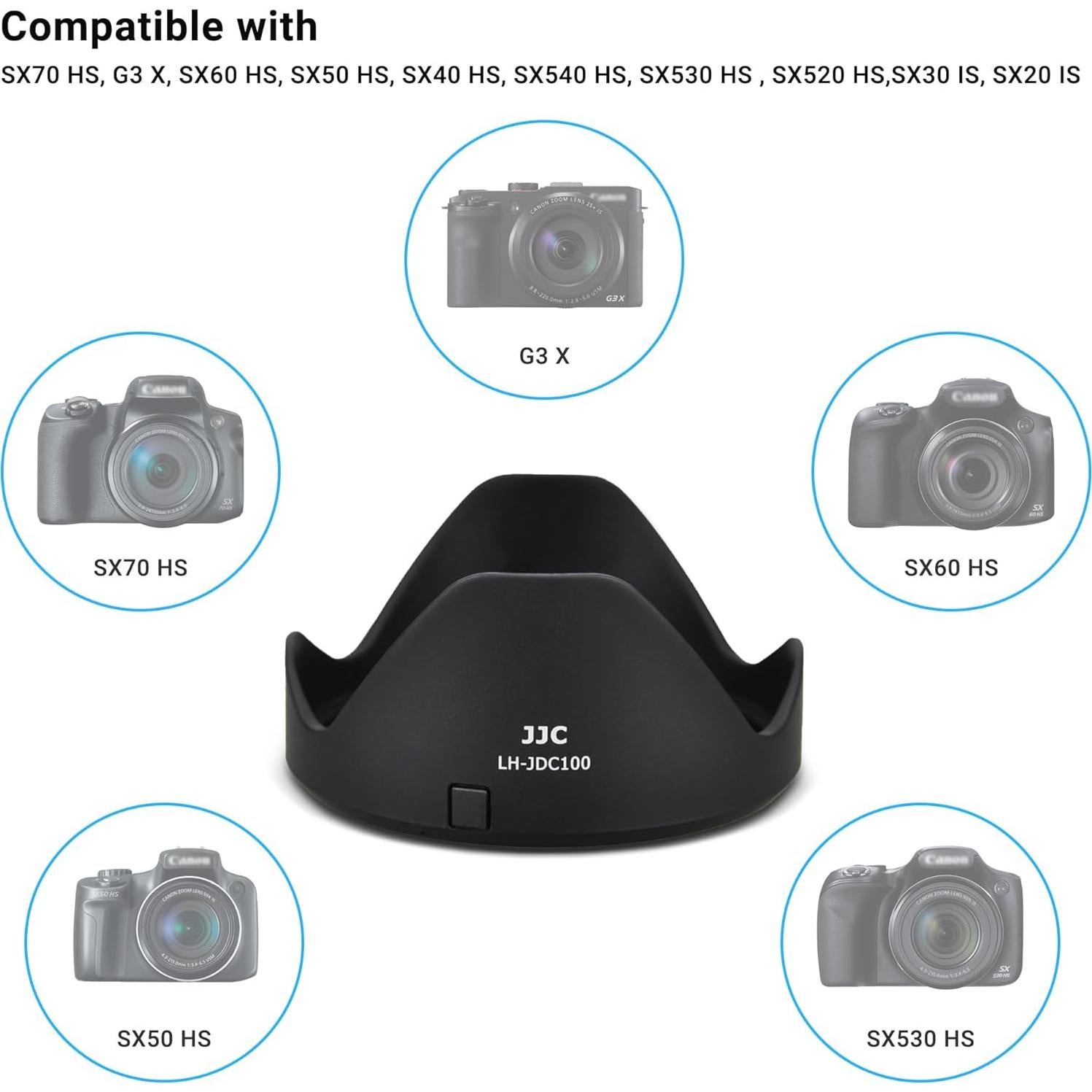 Capucha de Lente JJC LH-JDC100 para Canon PowerShot 67mm