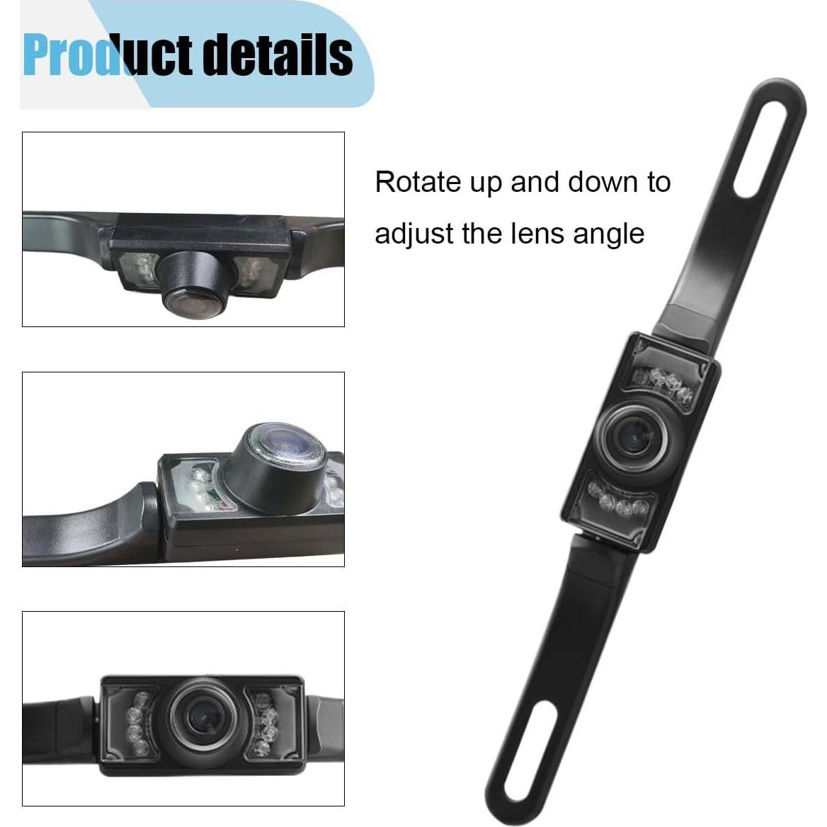 Cámara de Reversa LAINLOY HD 170° Nocturna Impermeable