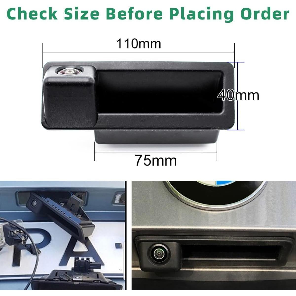 Cámara de Respaldo AHD 1080P GreenYi para BMW E82 E88 E90 E91