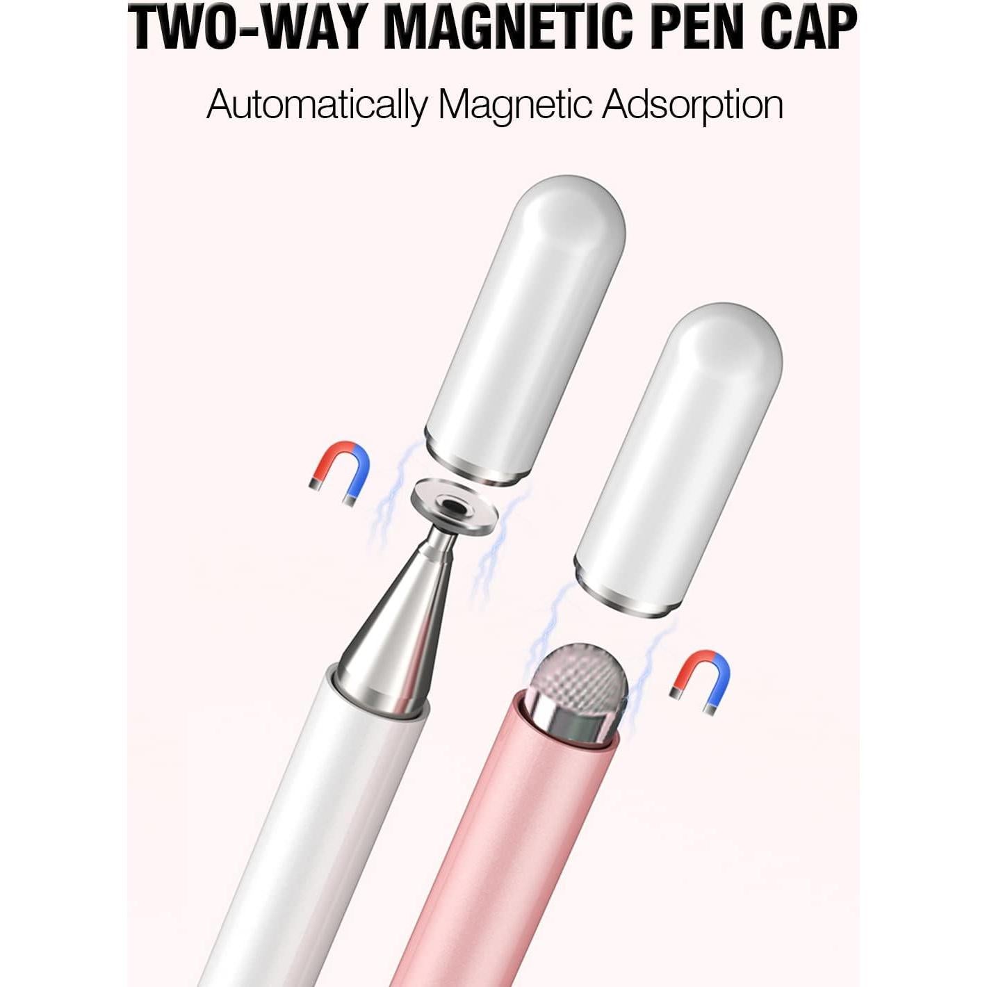 Lápiz Stylus Universal AmberVec 2 en 1 Alta Precisión 3 Pzs