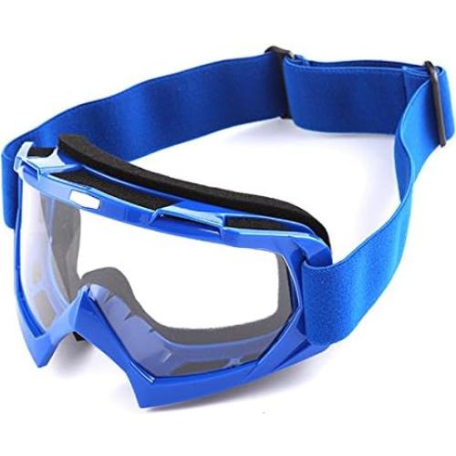 Casco de Motocross 1Storm JH601 Mediano Negro con Gafas y Guantes