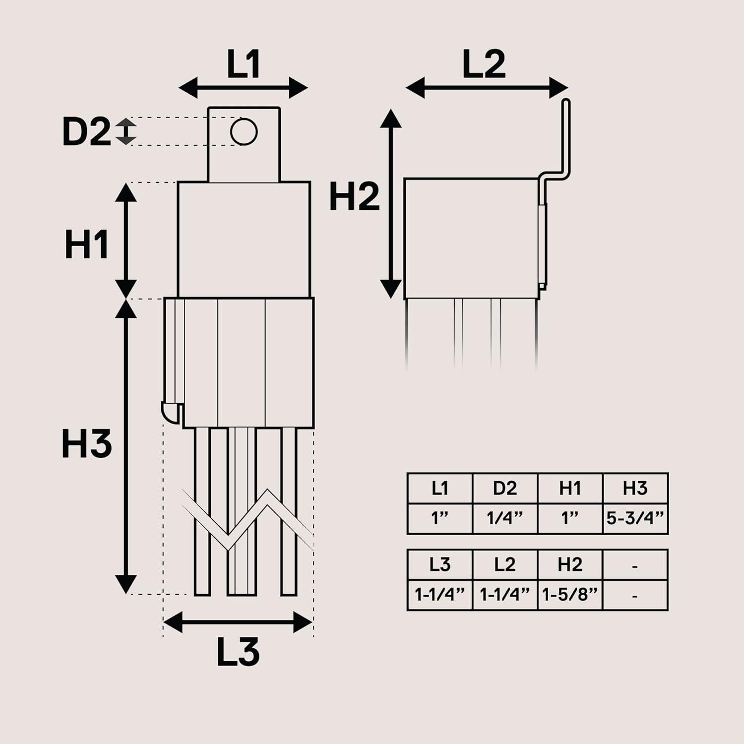 Kit de Relés Automotrices 12V 6 Piezas Bosch 30/40A