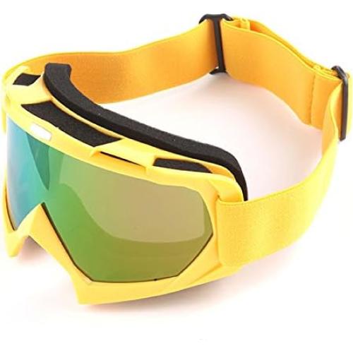 Casco de Motocross 1Storm JH601 Mediano Negro con Gafas y Guantes