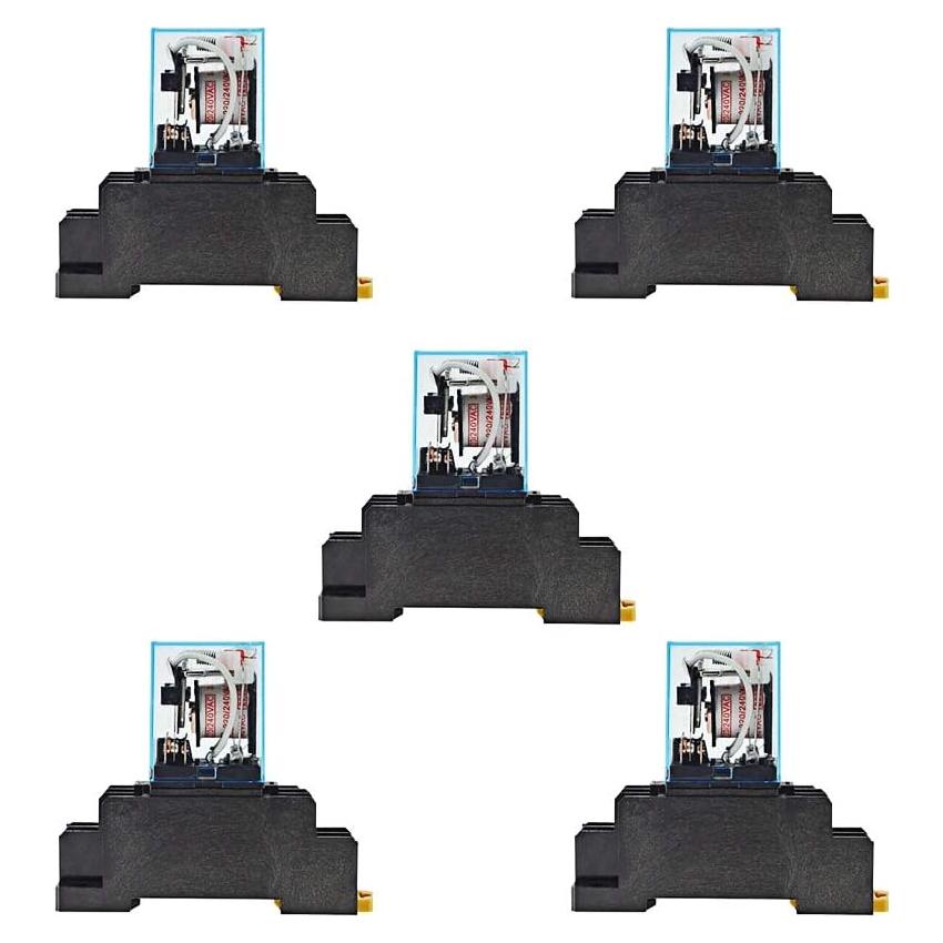 Relé de Potencia Ximimark LY2NJ 12V 10A 5 Sets con Socket