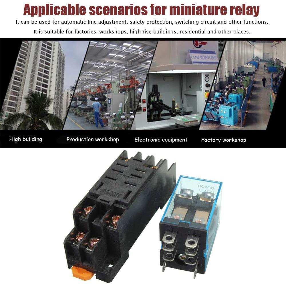 Relé de Potencia Ximimark LY2NJ 12V 10A 5 Sets con Socket