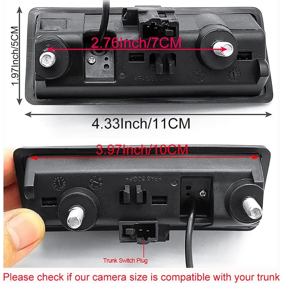 Cámara de Respaldo VW Audi GreenYi con Guía Dinámica