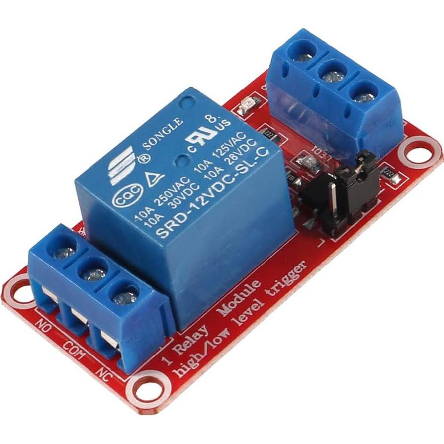 Módulo de Relé 1 Canal DC 12V AOICRIE con Aislamiento