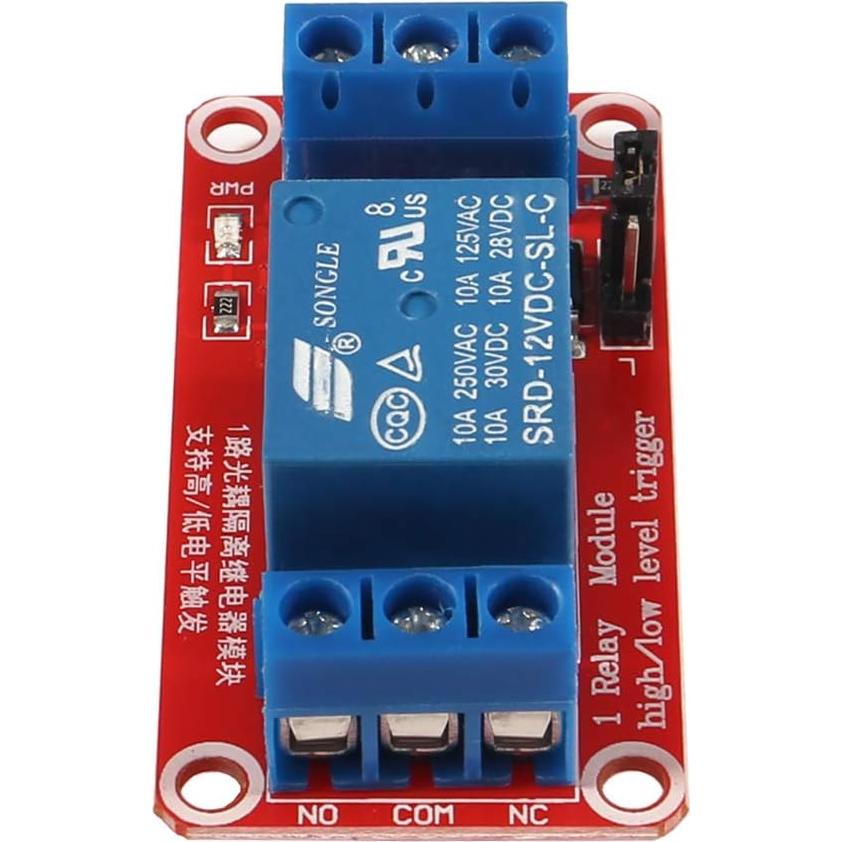 Módulo de Relé 1 Canal DC 12V AOICRIE con Aislamiento