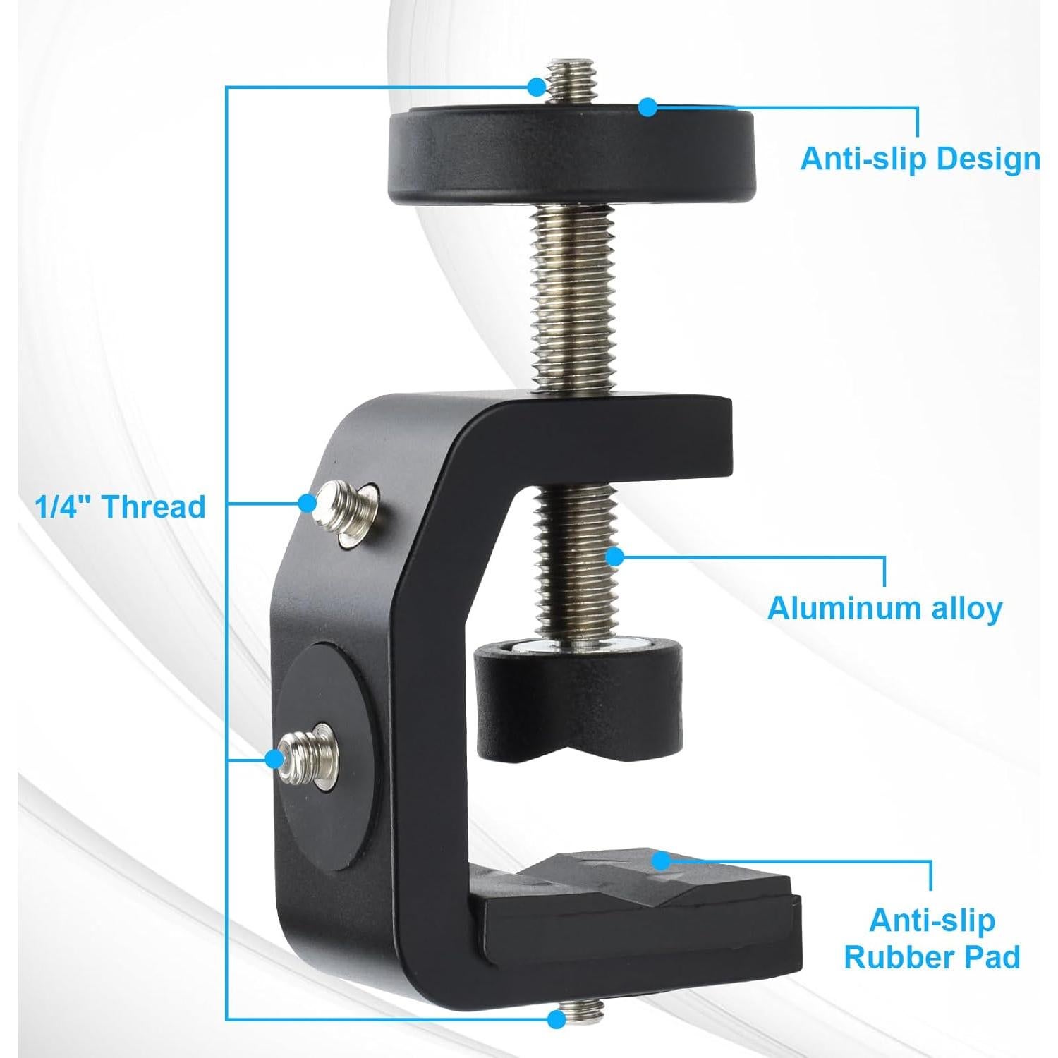 Soporte de cámara UTEBIT con abrazadera C y cabezal de bola