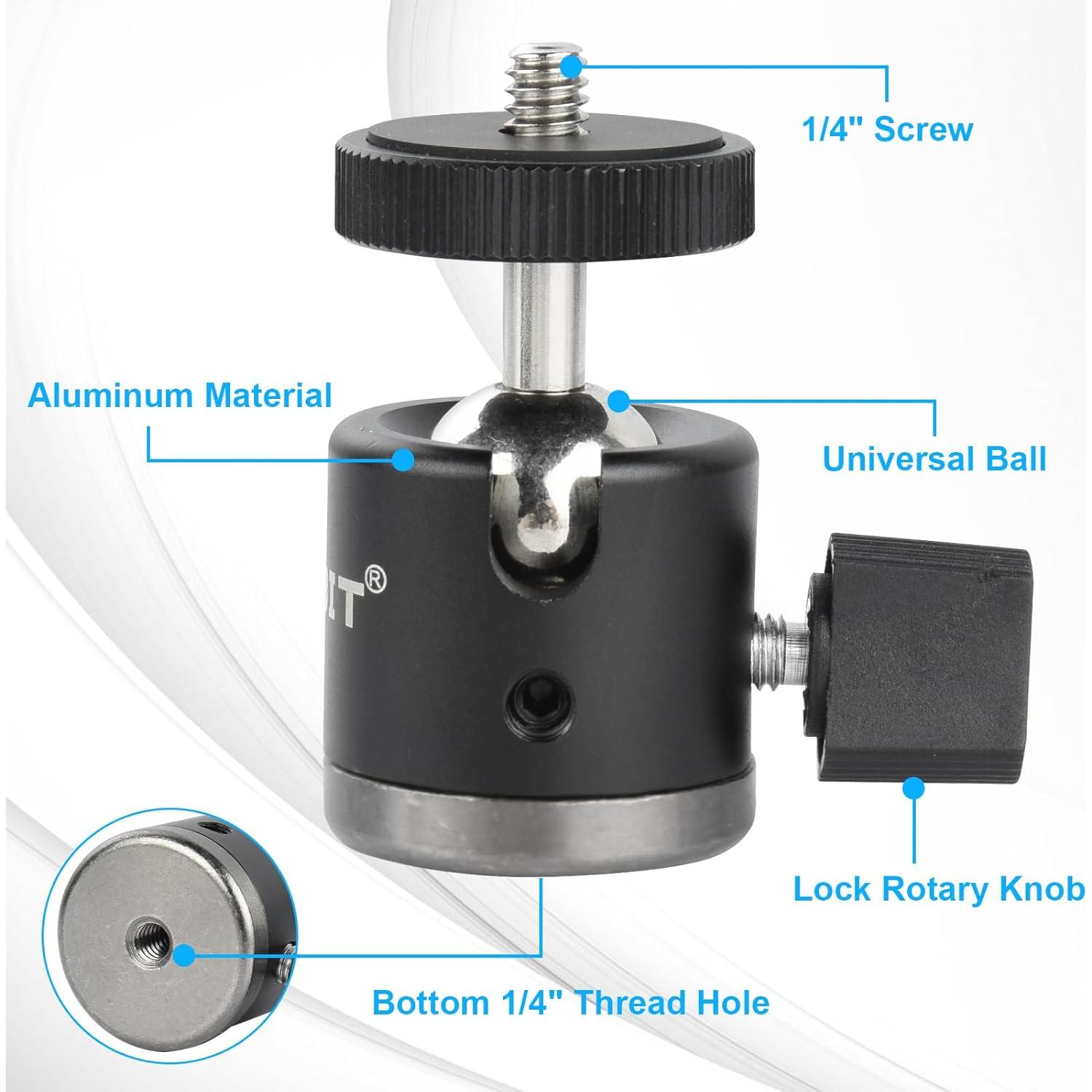 Soporte de cámara UTEBIT con abrazadera C y cabezal de bola