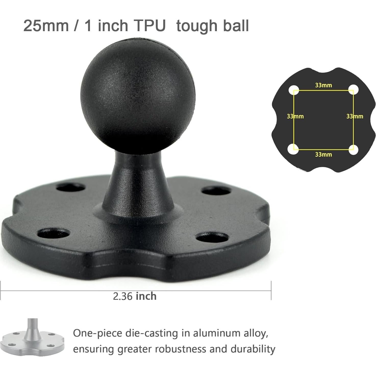 Soporte de cámara VAUBORTTI de alta resistencia con rosca 1/4"-20