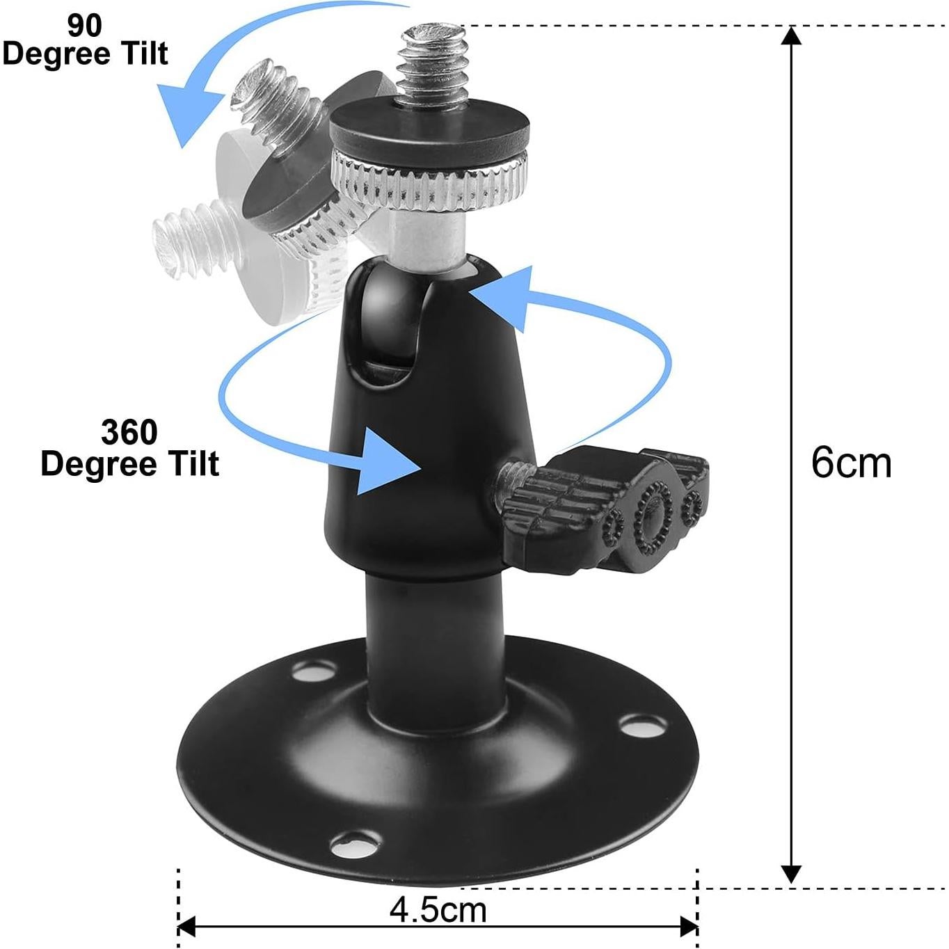 Soporte de Pared Metal para Cámara Arlo Pro - 3 Pcs 360°