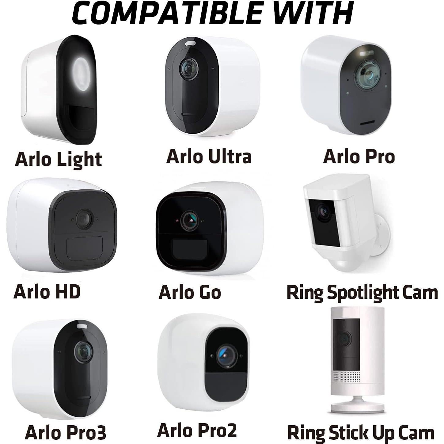 Soporte de Pared Metal para Cámara Arlo Pro - 3 Pcs 360°