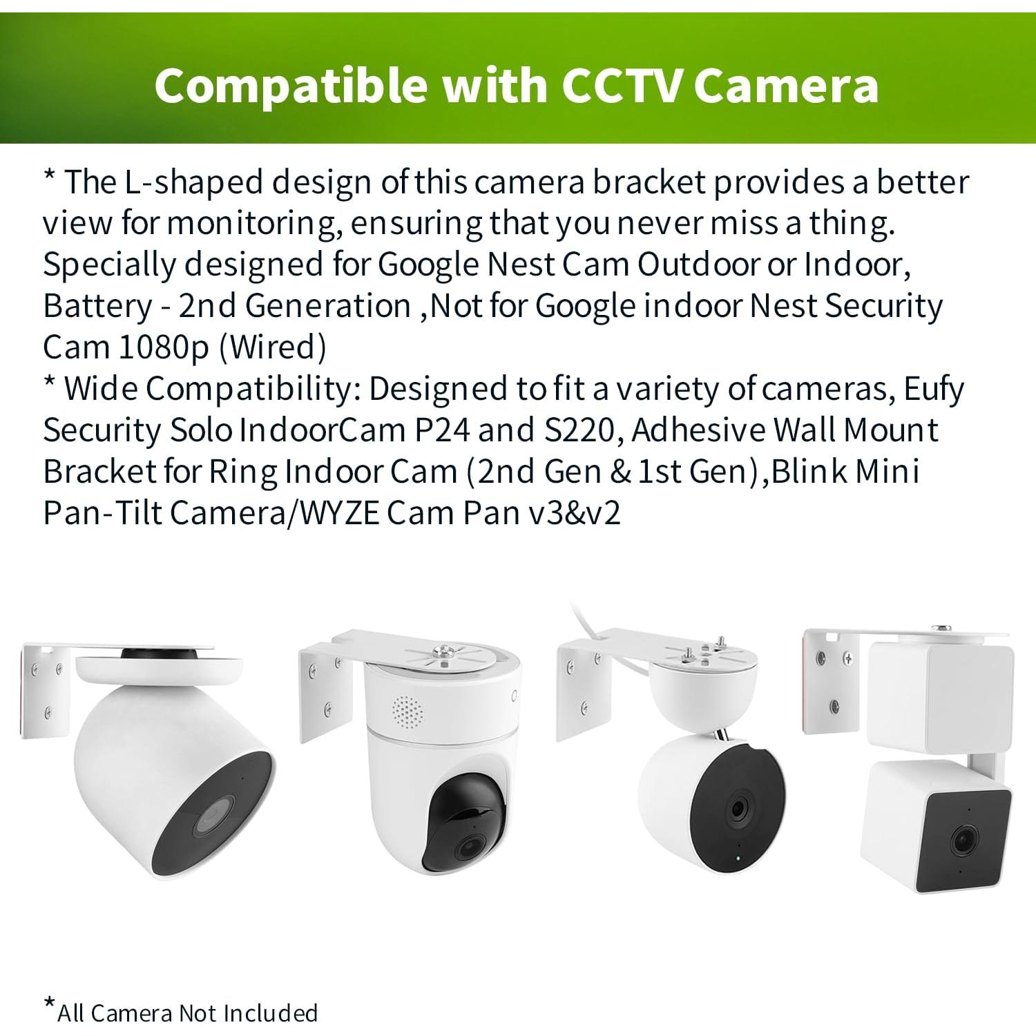 Soporte de Pared para Cámara Kasa EC70/KC410S - Metal Resistente