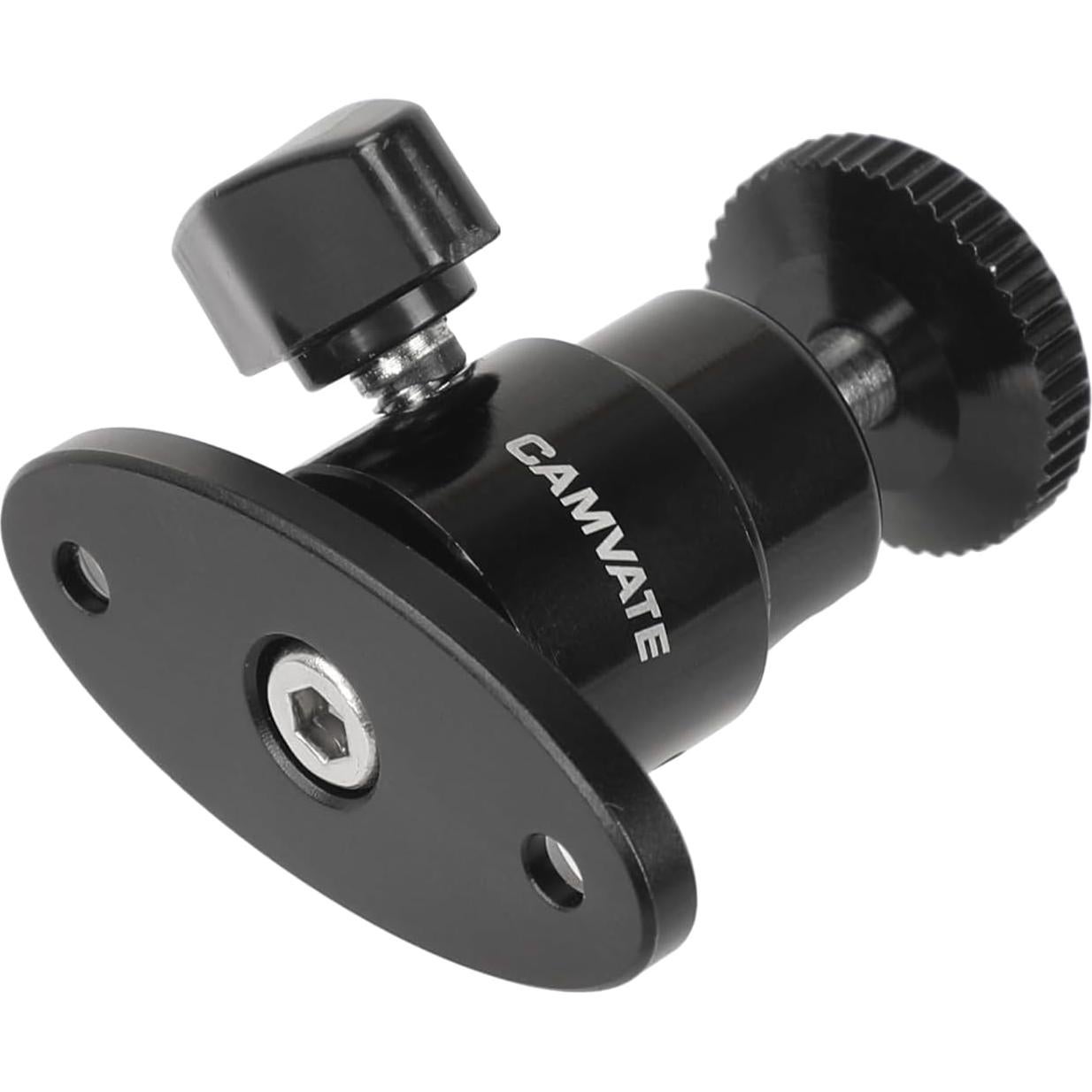 Cabezal Esférico Mini CAMVATE 1/4"-20 para Montaje en Techo