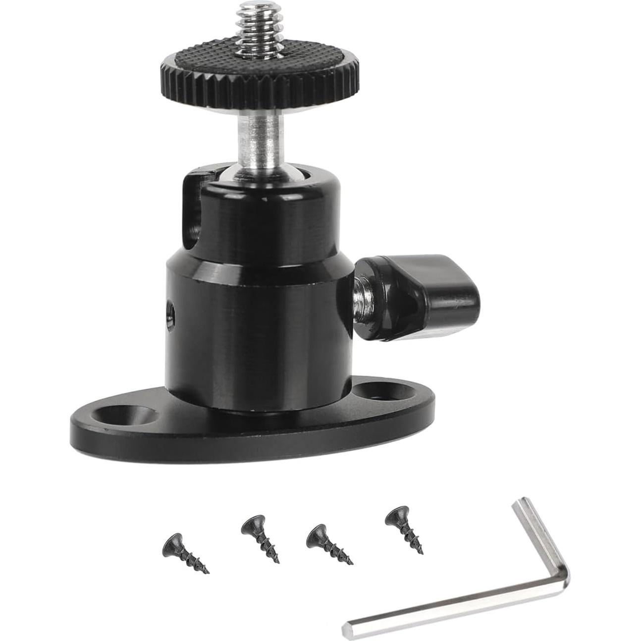 Cabezal Esférico Mini CAMVATE 1/4"-20 para Montaje en Techo