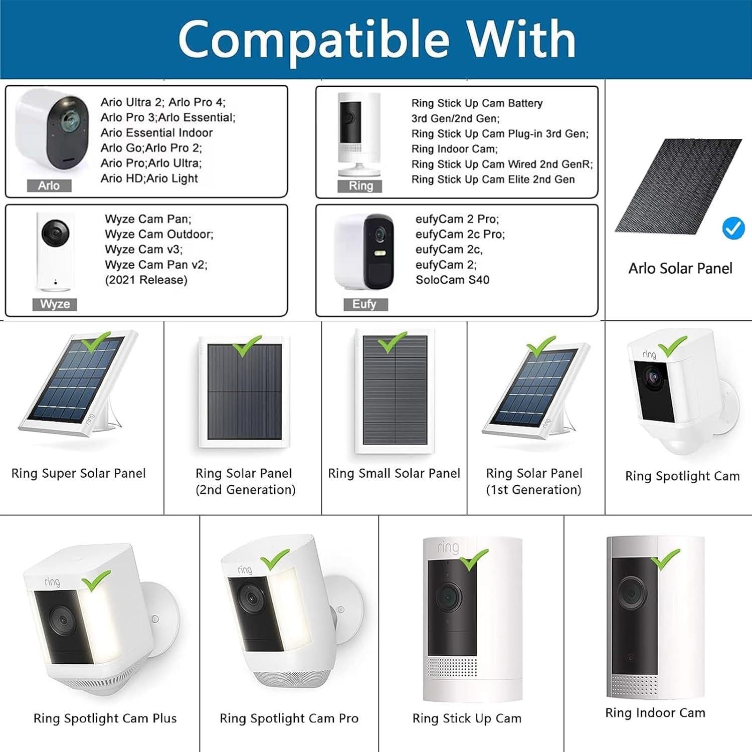 Soporte Universal para Cámara de Seguridad Augstci - Montaje sin Perforación