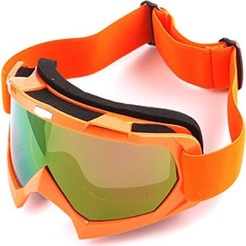 Casco de Motocross 1Storm JH601 Mediano Negro con Gafas y Guantes