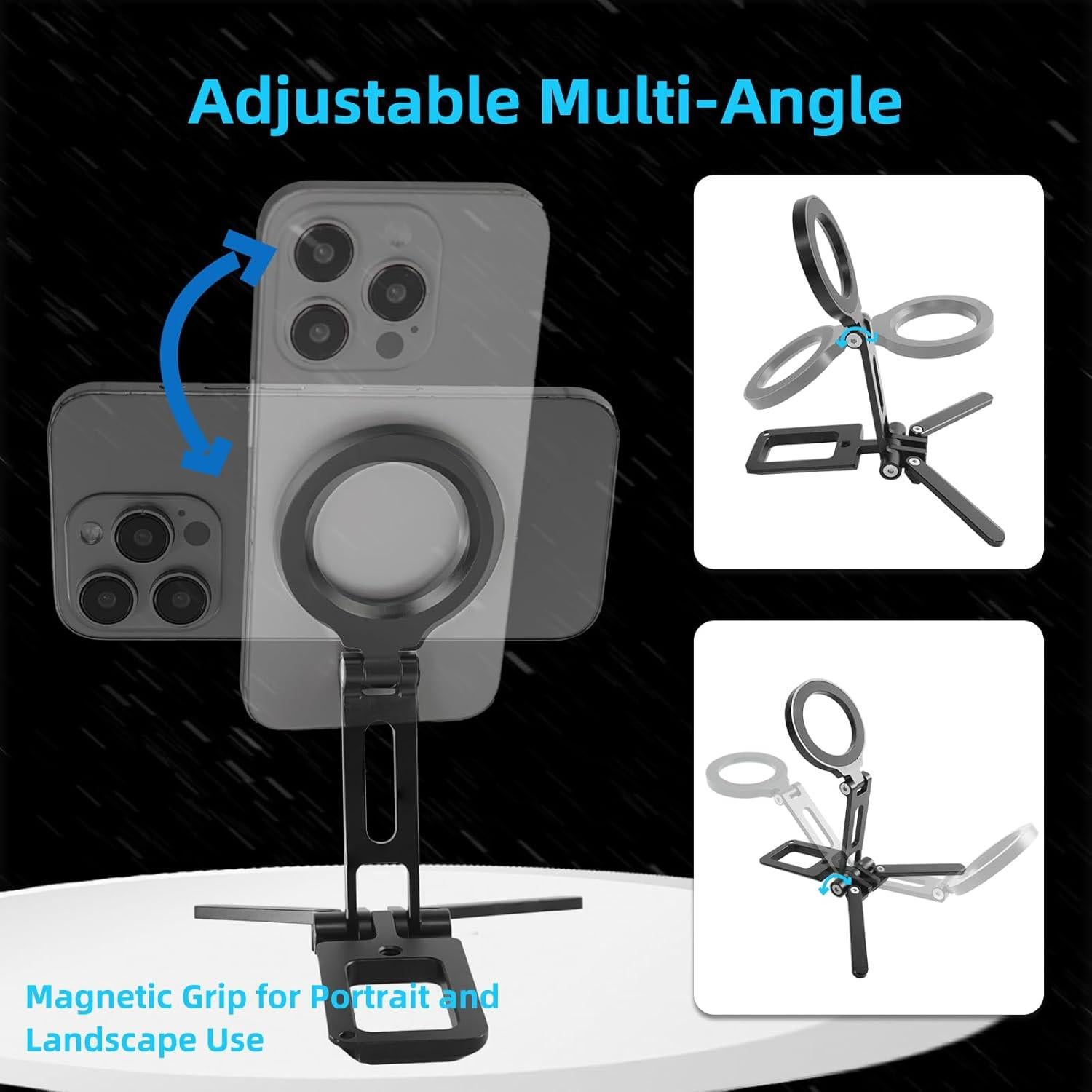 Soporte de trípode magnético FIFIELD para iPhone 12-16 Pro Max