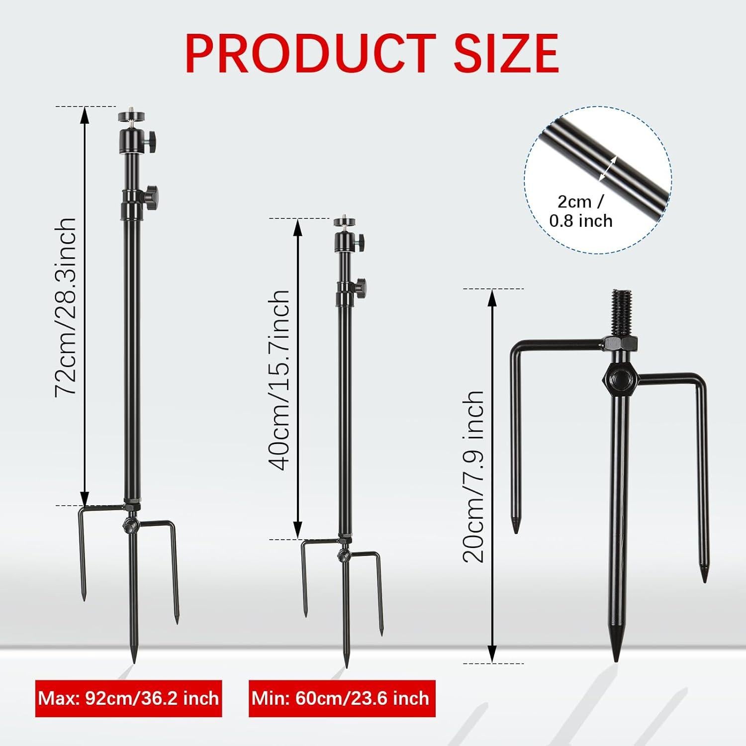 Soporte de trípode para cámara Folgtek ajustable 41-68cm