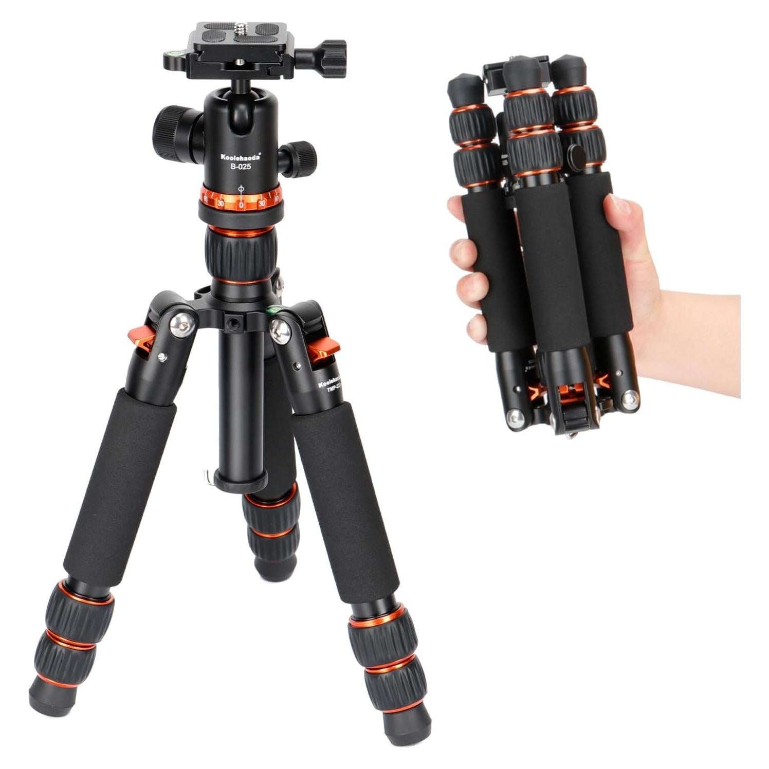 Trípode de Cámara Koolehaoda TMP-223 Ajustable 21-63.5cm