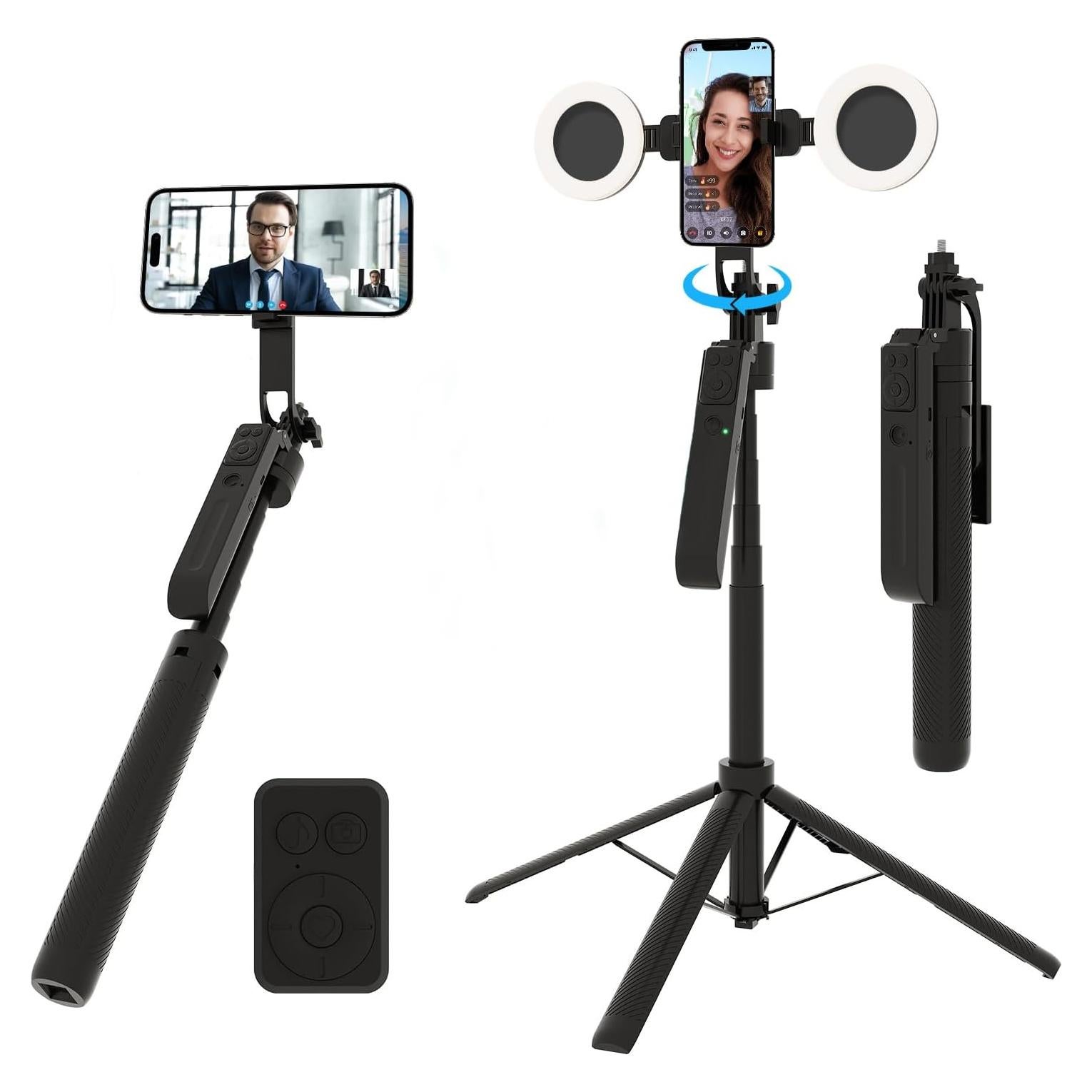 Trípode con seguimiento facial automático DreamPigeon 180 cm