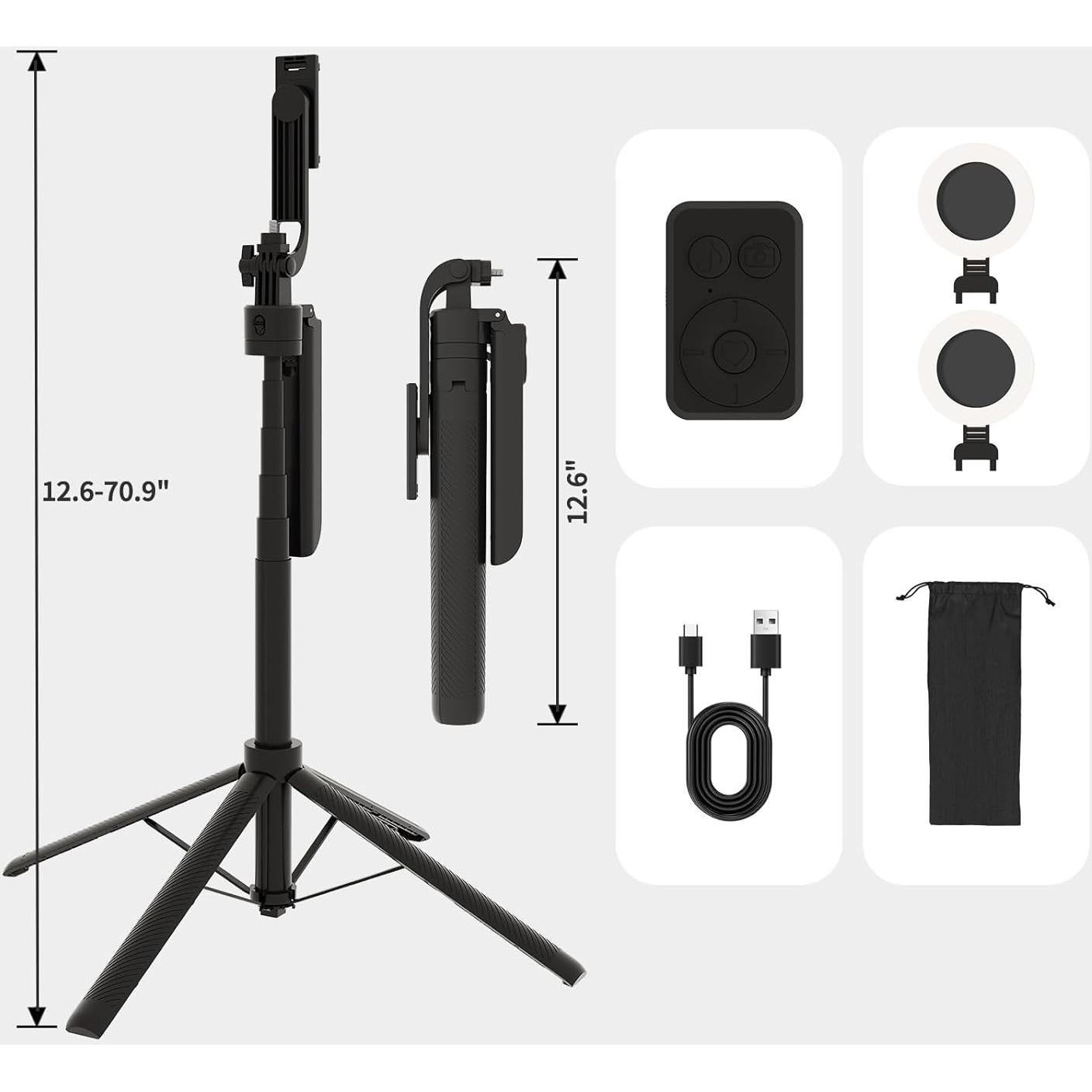 Trípode con seguimiento facial automático DreamPigeon 180 cm