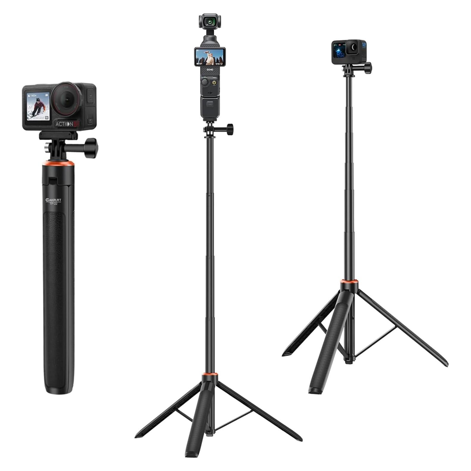 Trípode de Selfie TP-22 para GoPro y DJI Osmo Pocket 3