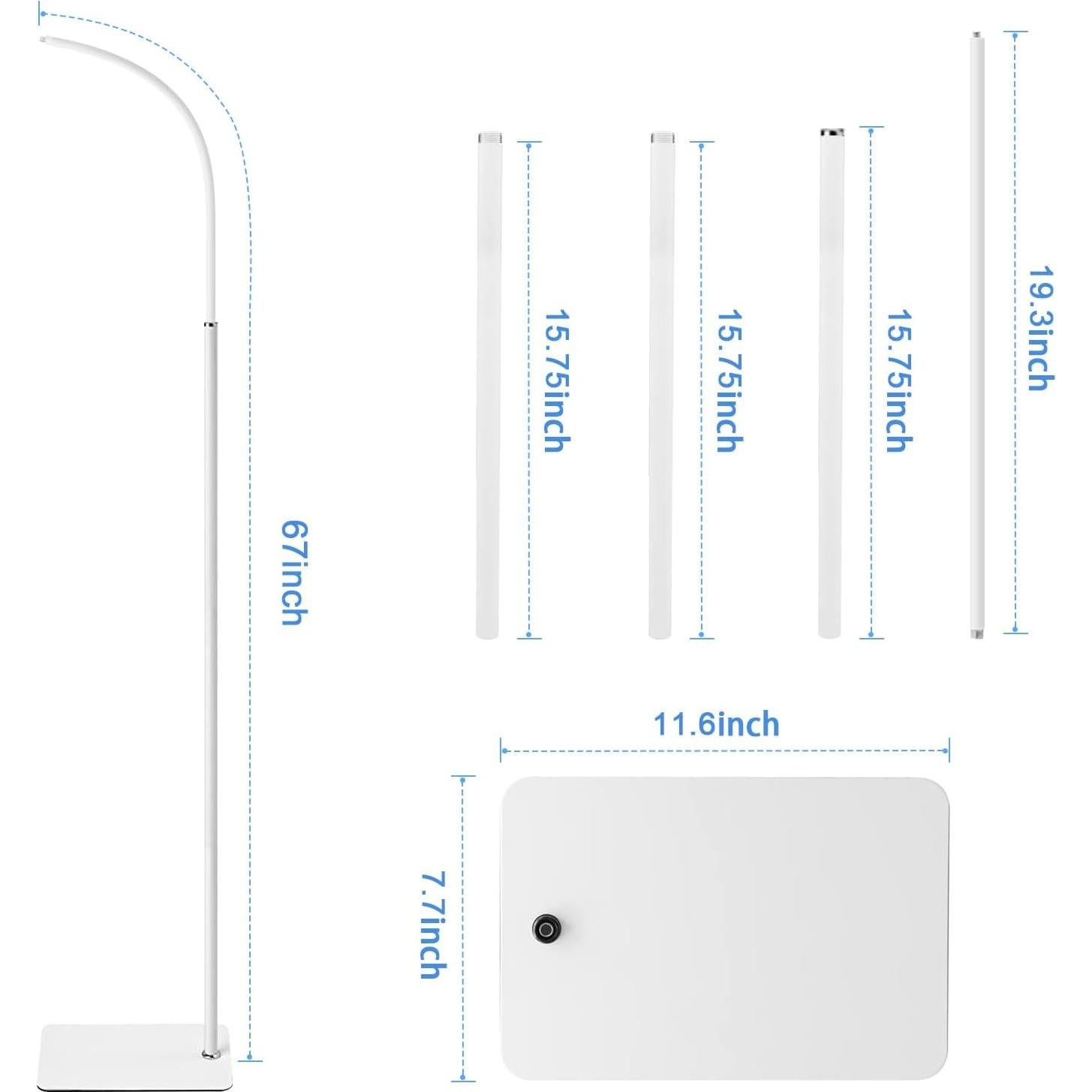 Soporte de Piso Ajustable para Monitor de Bebé AISVAN 94-170 cm