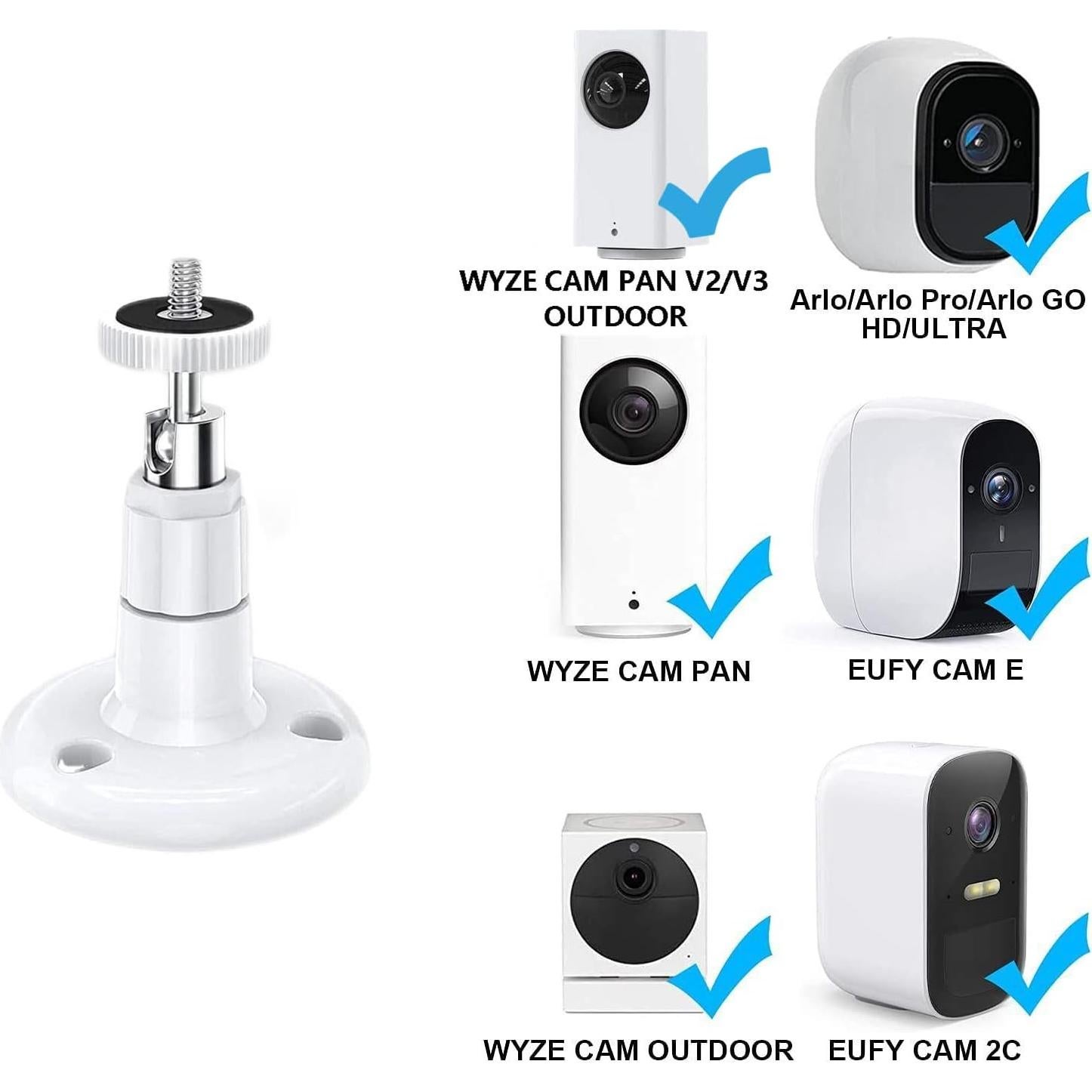 Soporte de Pared Ajustable para Cámara de Seguridad XNNHMW