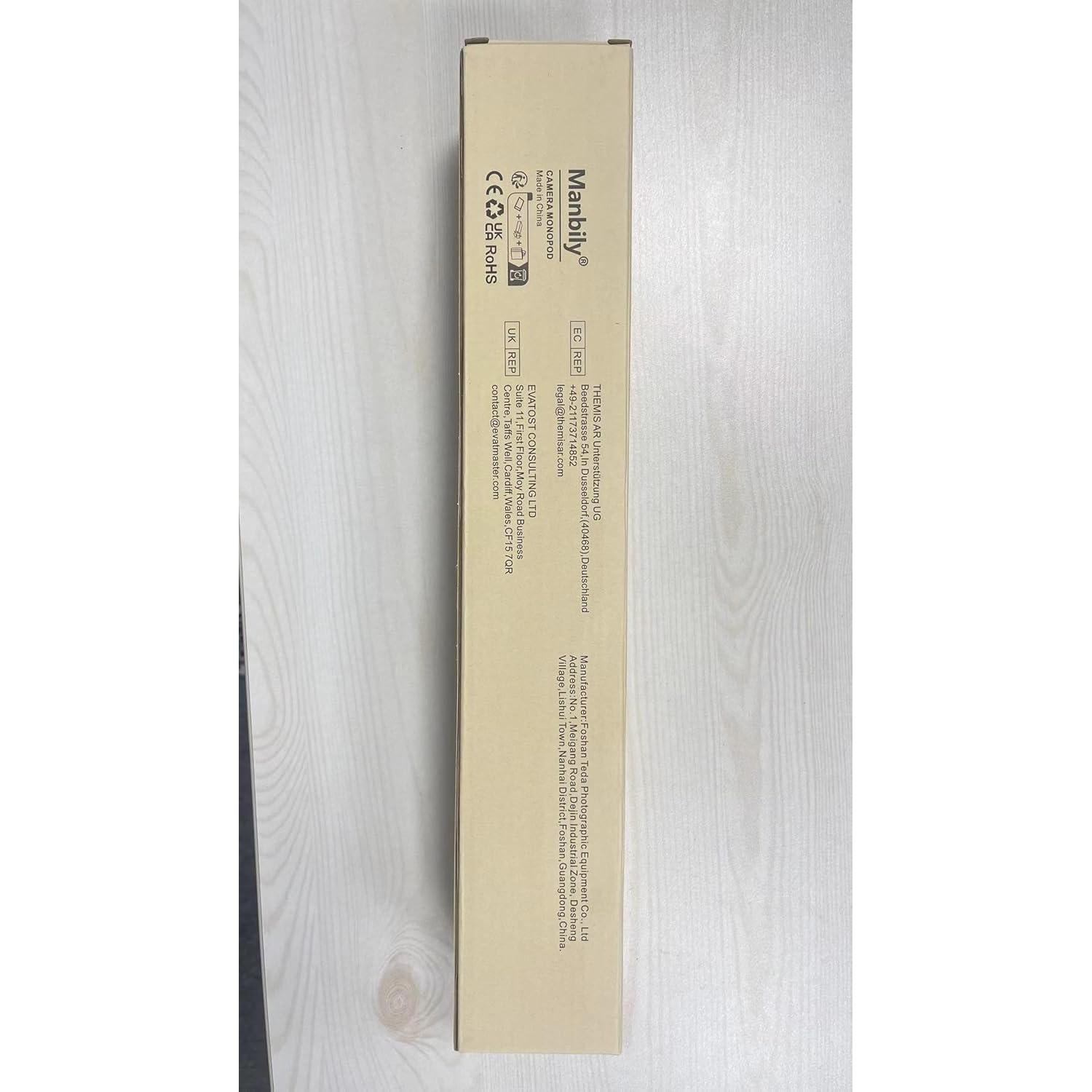 Monopod Manbily C-555L de Fibra de Carbono 0.42 kg 61 cm