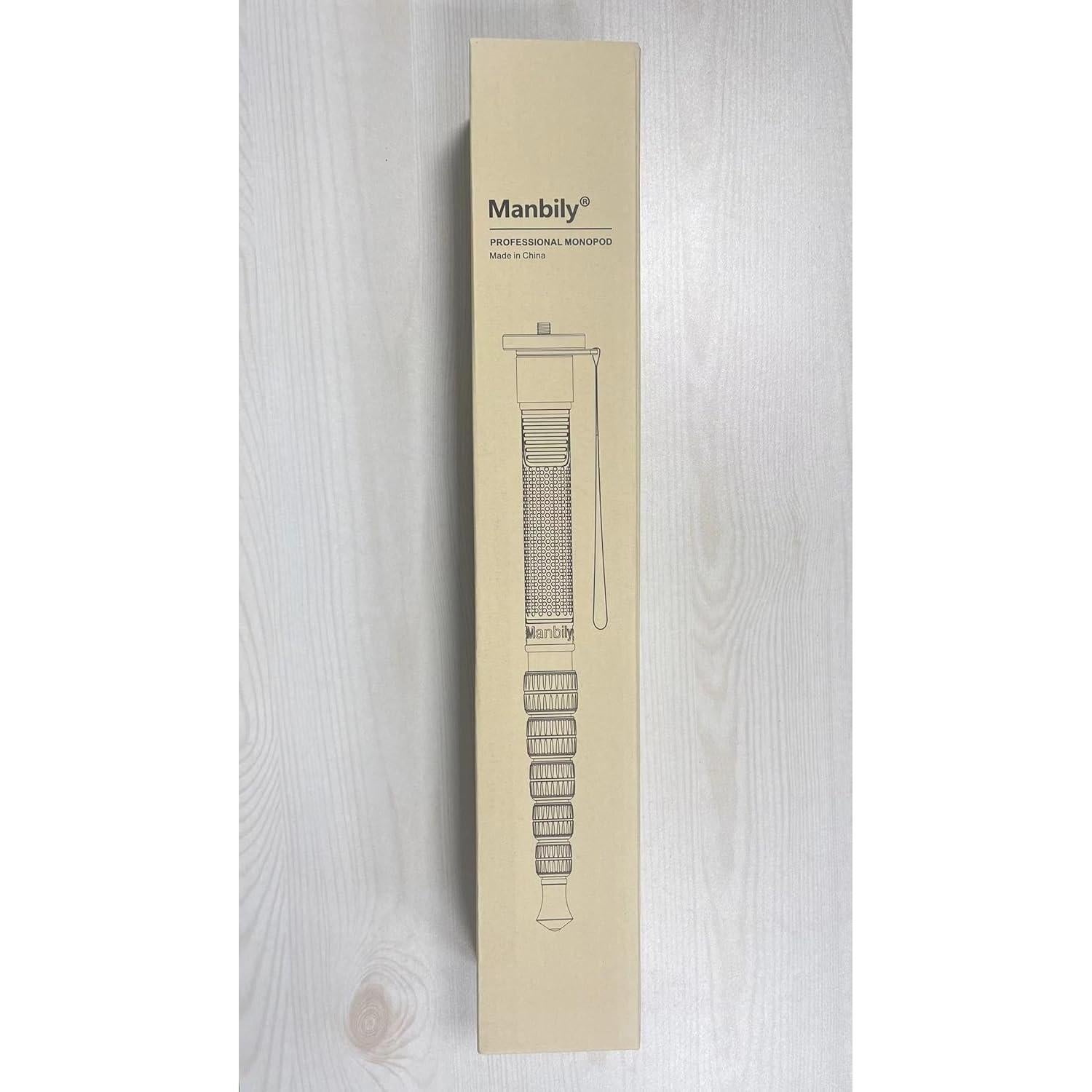 Monopod Manbily C-555L de Fibra de Carbono 0.42 kg 61 cm