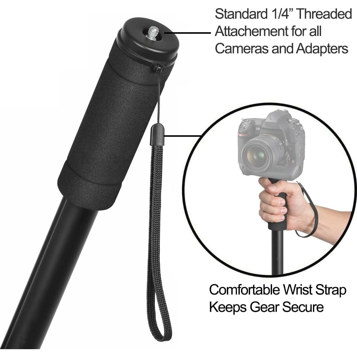 Monopod KLIOMAX 62" (157.48 cm) para cámaras y celulares