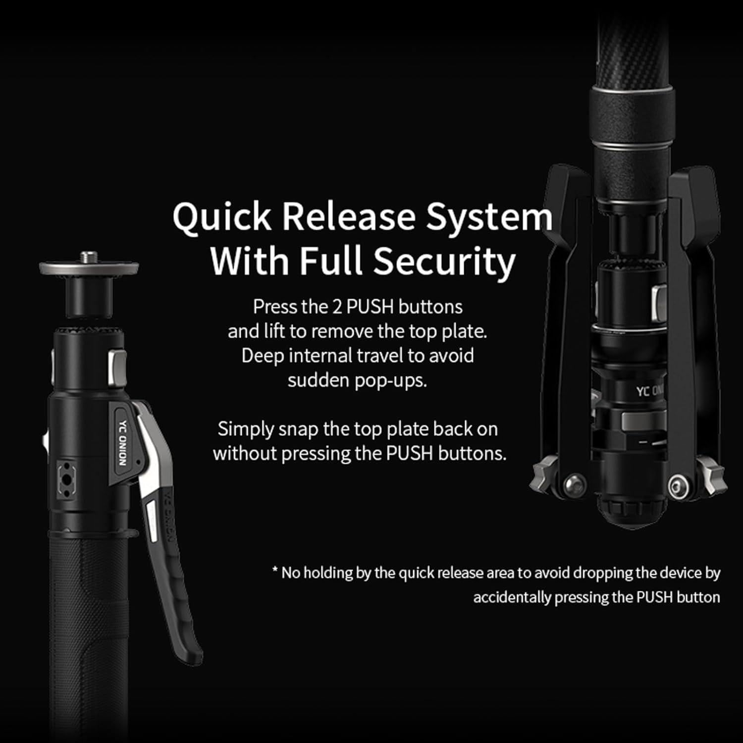 Monopie de Fibra de Carbono YC Onion Pineta Pro V2 5kg