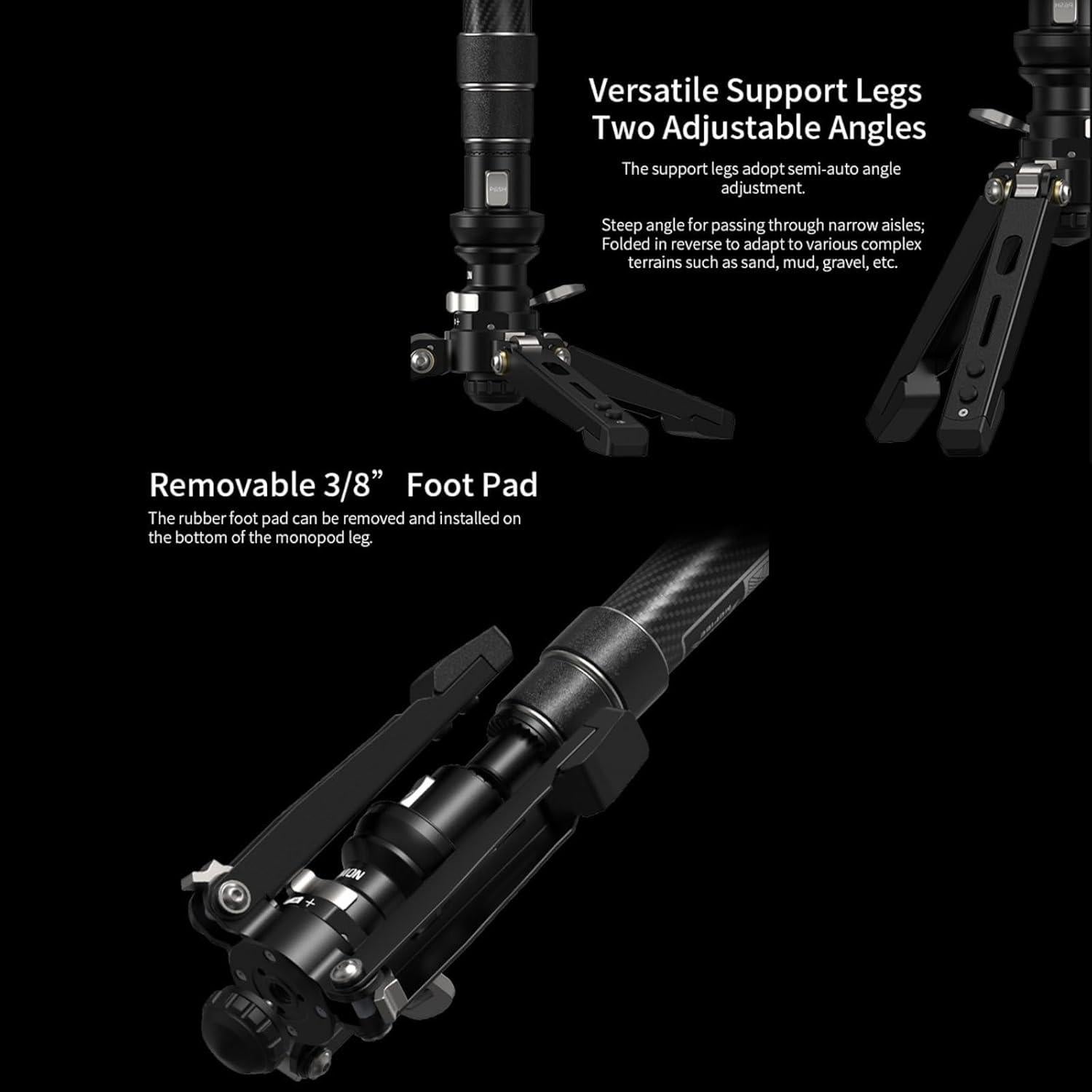 Monopie de Fibra de Carbono YC Onion Pineta Pro V2 5kg