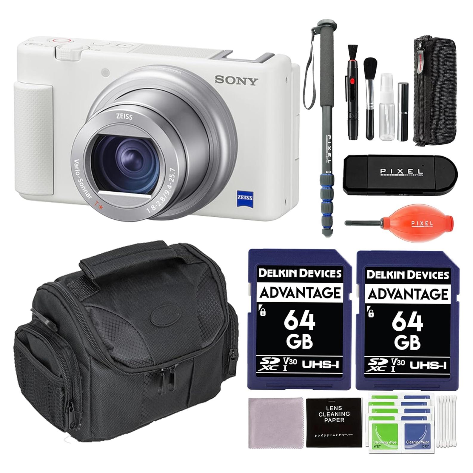 Cámara Digital Compacta Sony ZV-1 Blanca + Accesorios