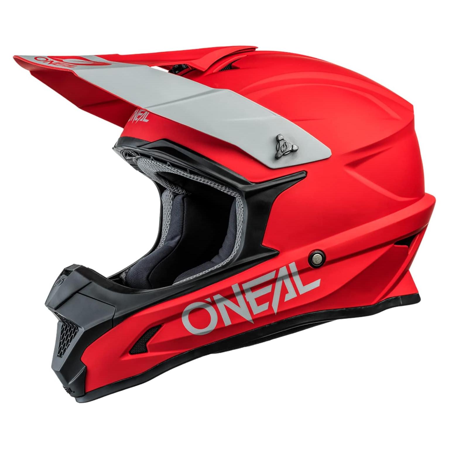 Casco de motocross O'Neal 1SRS X-Grande Rojo