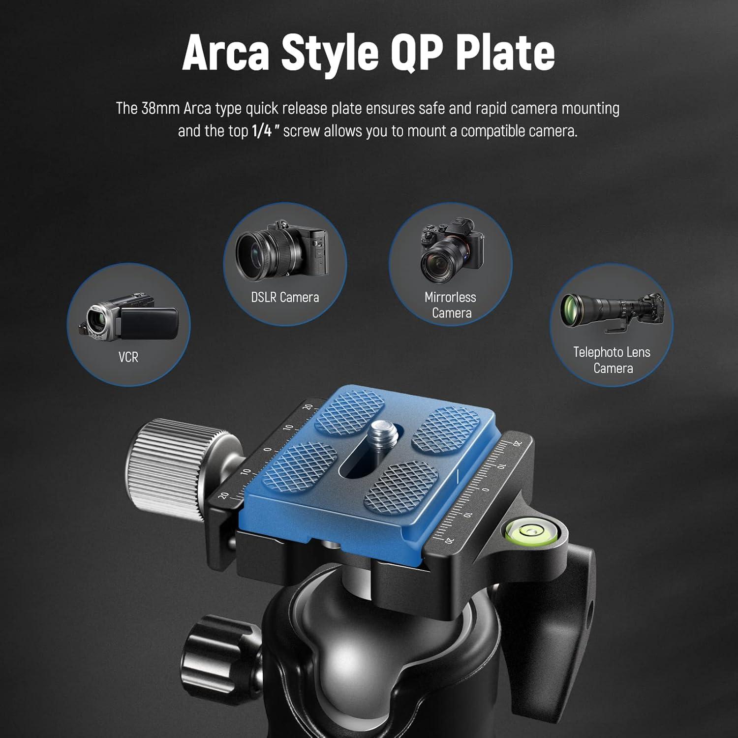 Cabezal de Bola NEEWER GM36 para Trípode 36mm 15kg