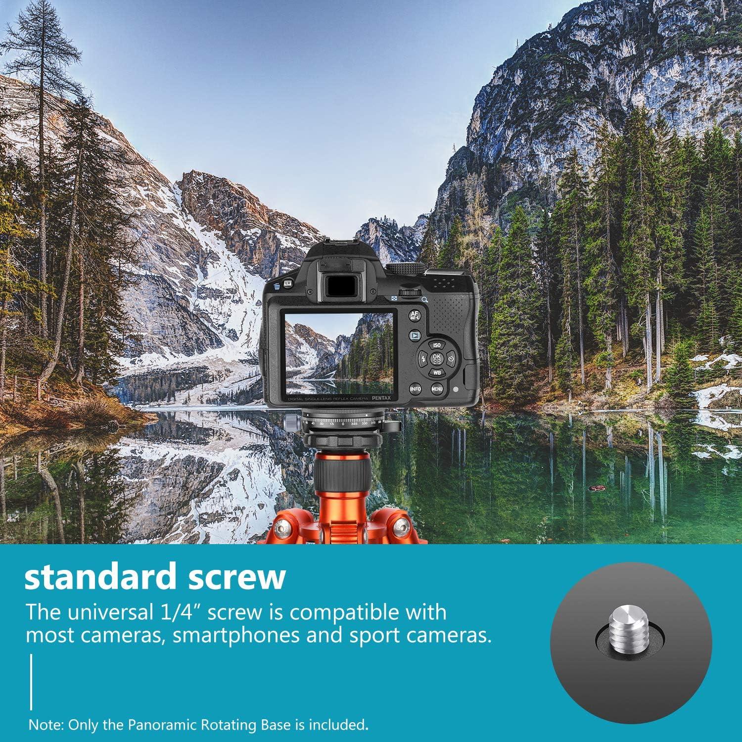 Base panorámica Neewer para cámara con cabezal de bola 10 kg