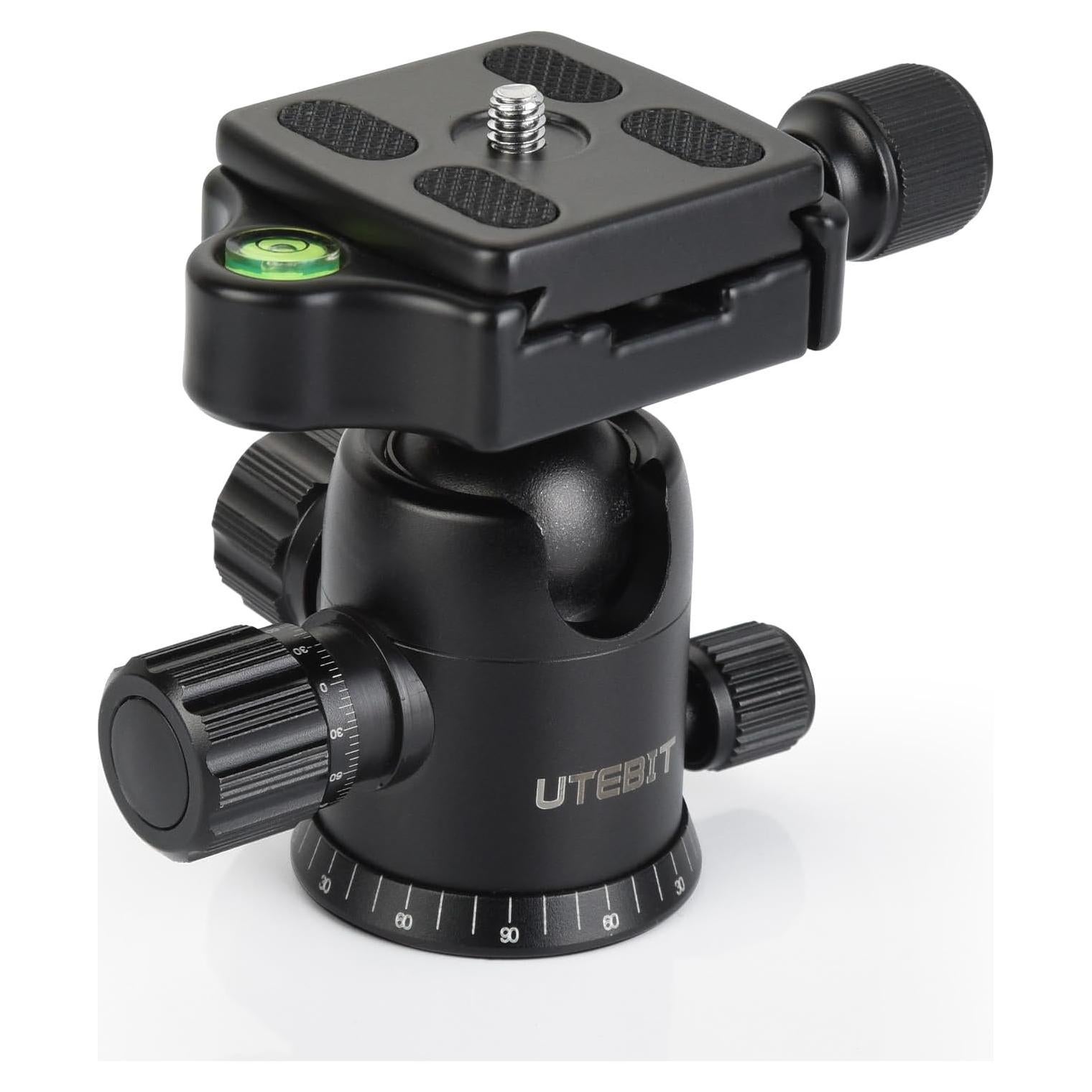 Cabezal de Bola UTEBIT 40mm con Placa de Liberación Rápida