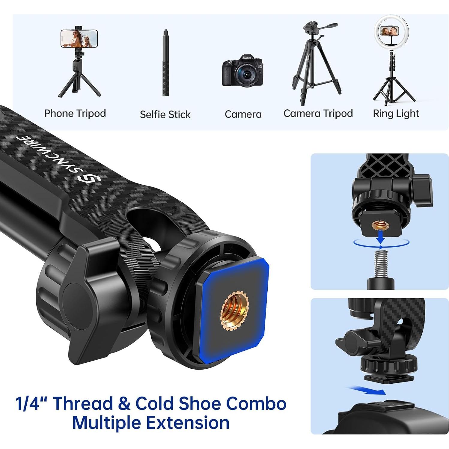 Soporte para Teléfono Tripode SYNCWIRE - Rotación 360°