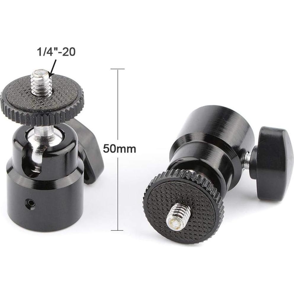 Cabezal de Bola Mini Giratorio CAMVATE 360° para Cámaras DSLR