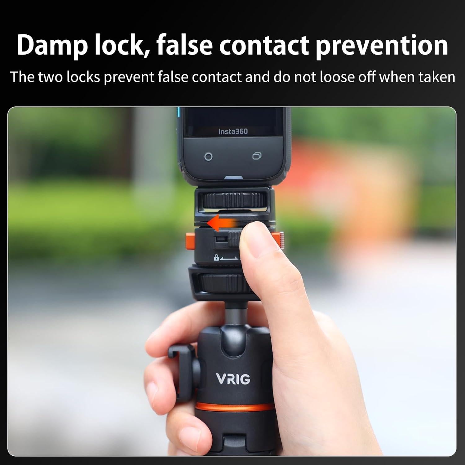 Adaptador de Montaje Rápido Magnético VRIG 1/4" para Cámaras