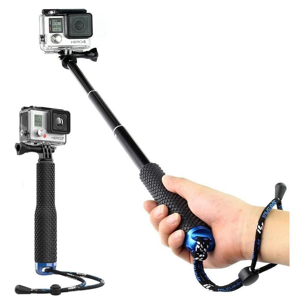 Palos de Selfie Extensible Alsukeay S-Pole 17.78-48.26 cm