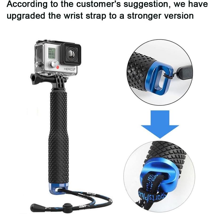 Palos de Selfie Extensible Alsukeay S-Pole 17.78-48.26 cm