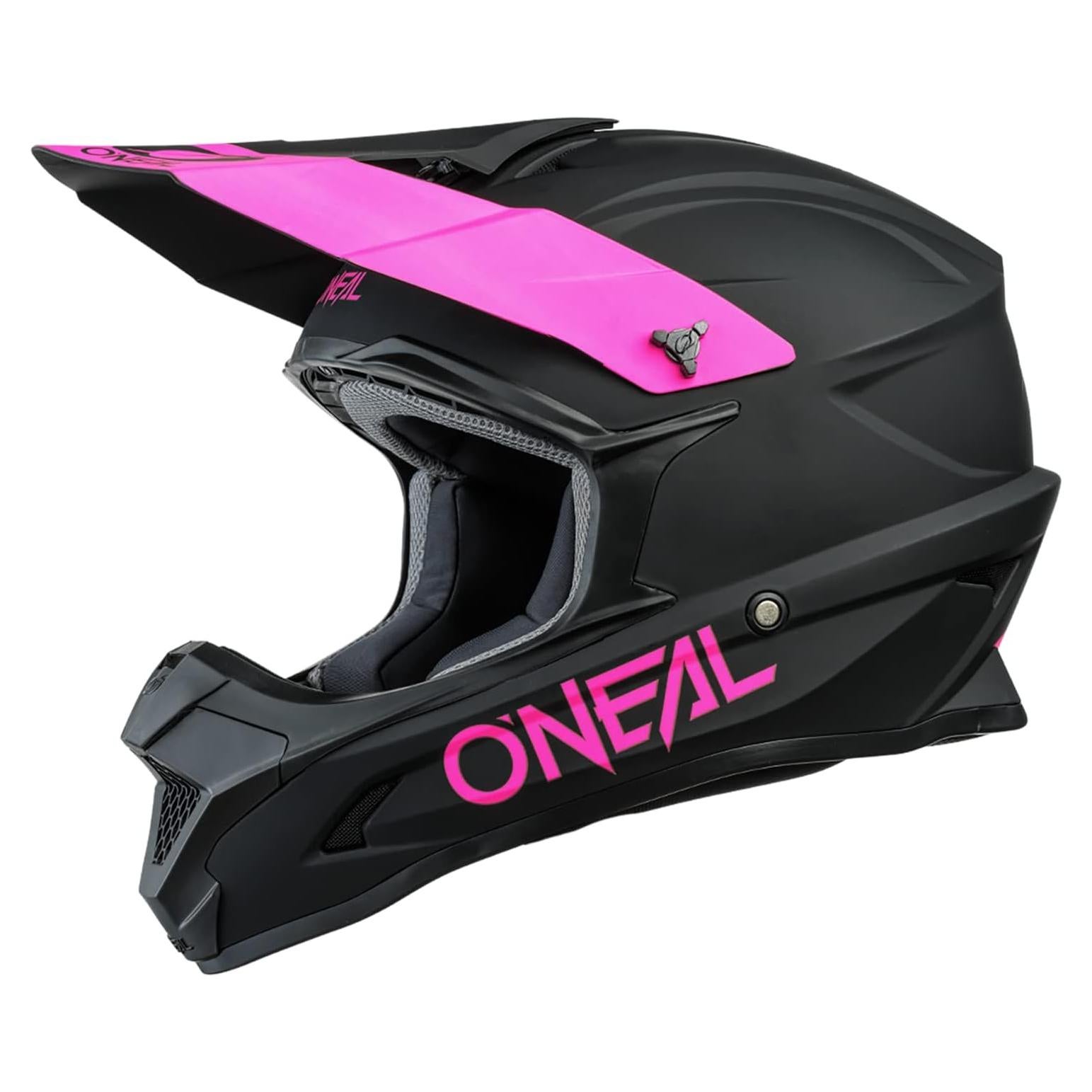 Casco de motocross O'Neal 1SRS X-Grande Negro/Rosa