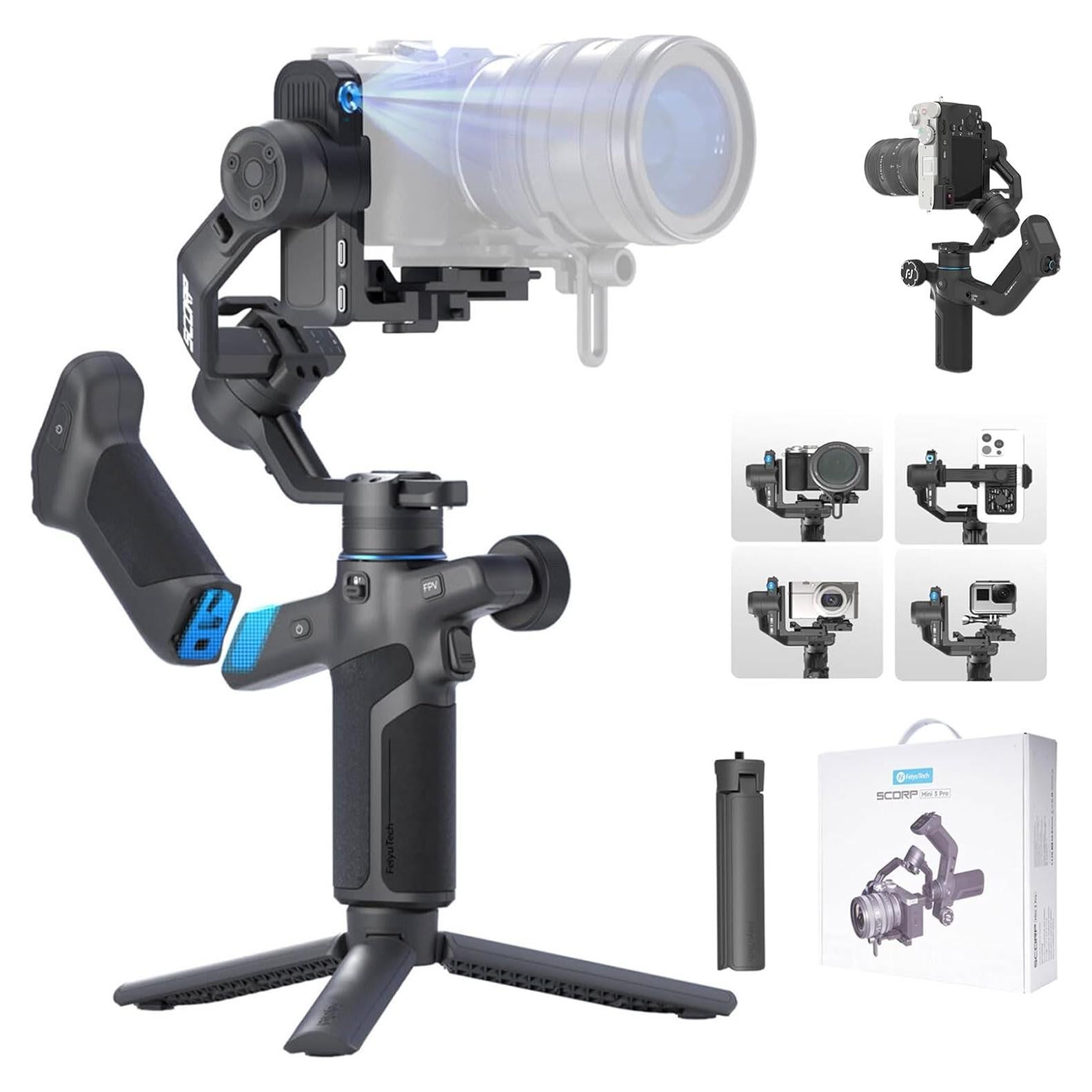 Estabilizador de Cardán FeiyuTech SCORP Mini-3-Pro 2kg