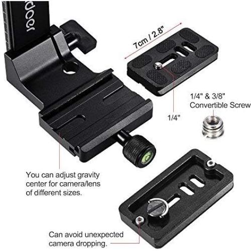 Cabezal de Gimbal Andoer para Trípode 30Lbs Aluminio