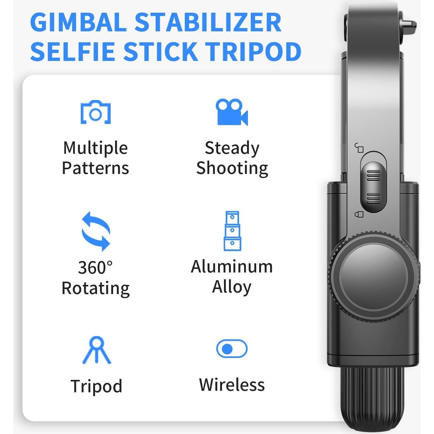 Estabilizador Gimbal 1 Eje para Smartphone Meiyanshikong