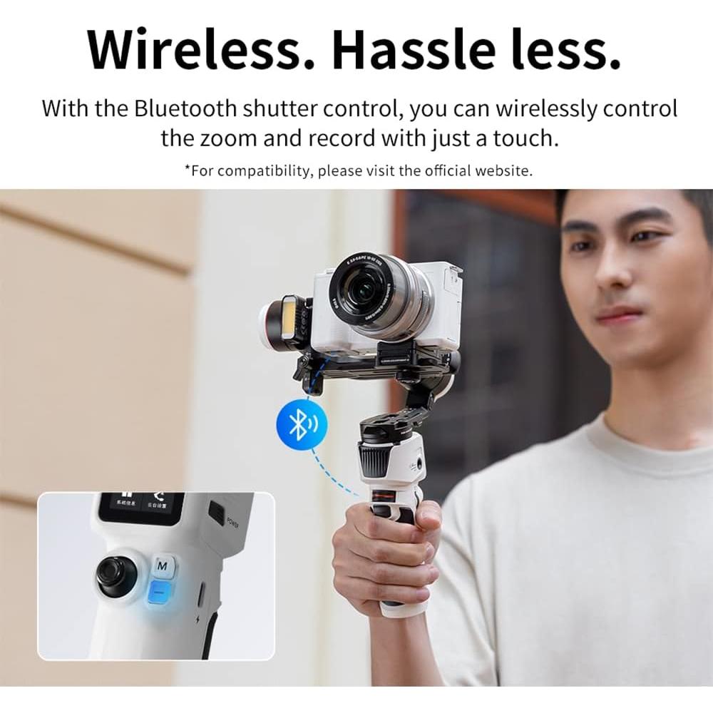 Estabilizador Zhiyun Crane M3S 3 Ejes para Cámaras y Smartphones